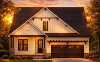 Plan  15-1309C - Alabama Yellowhammer  | Modern Farmhouse - 4-Bed, 3.5-Bath, 2,937 SF