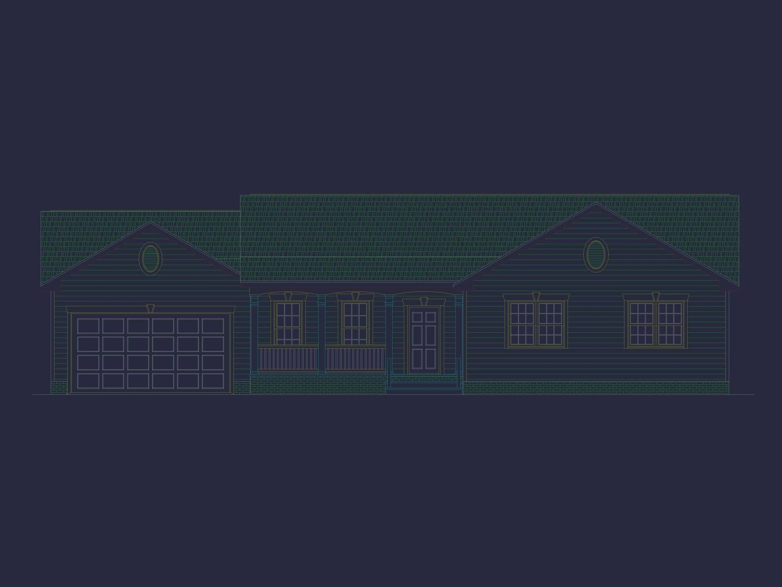 14-2130 HOUSE PLAN - Beautiful House Floor Plan with CAD Designs & Blueprint 2 Beautiful Ranch House Floor Plan with CAD Designs & Blueprint