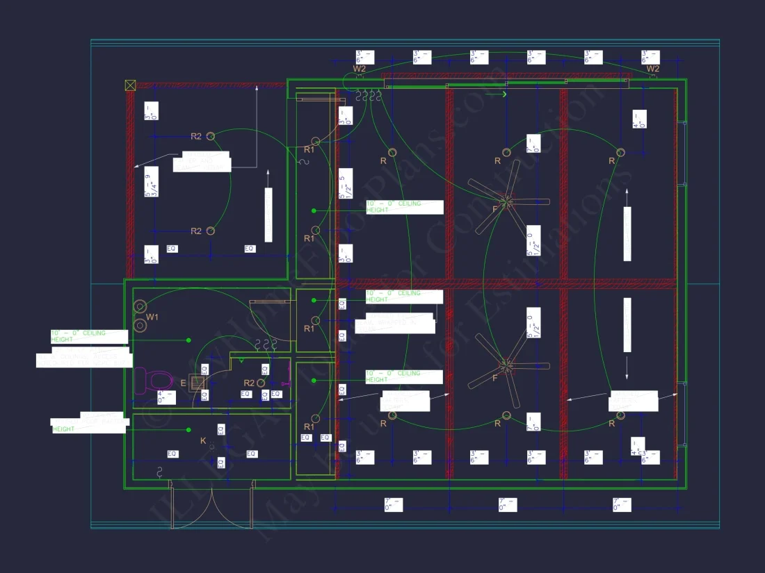 Pool House Floor Plan with Open Layout | CAD Home Designs