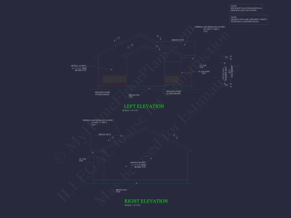 Ranch Style CAD Floor Plan for Dream Home Design and Blueprint