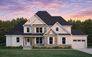 Plan  14-1079 - Oregon Beaver | New  American - 4-Bed, 3.5-Bath, 3,166 SF