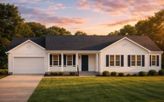 Plan  14-2130 - Maryland Free |  Traditional Ranch - 3-Bed, 2-Bath, 1,323 SF