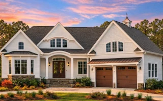 Plan  17-2052 - Carolina Old North |  Shingle Style - 3-Bed, 3.5-Bath, 3,605 SF