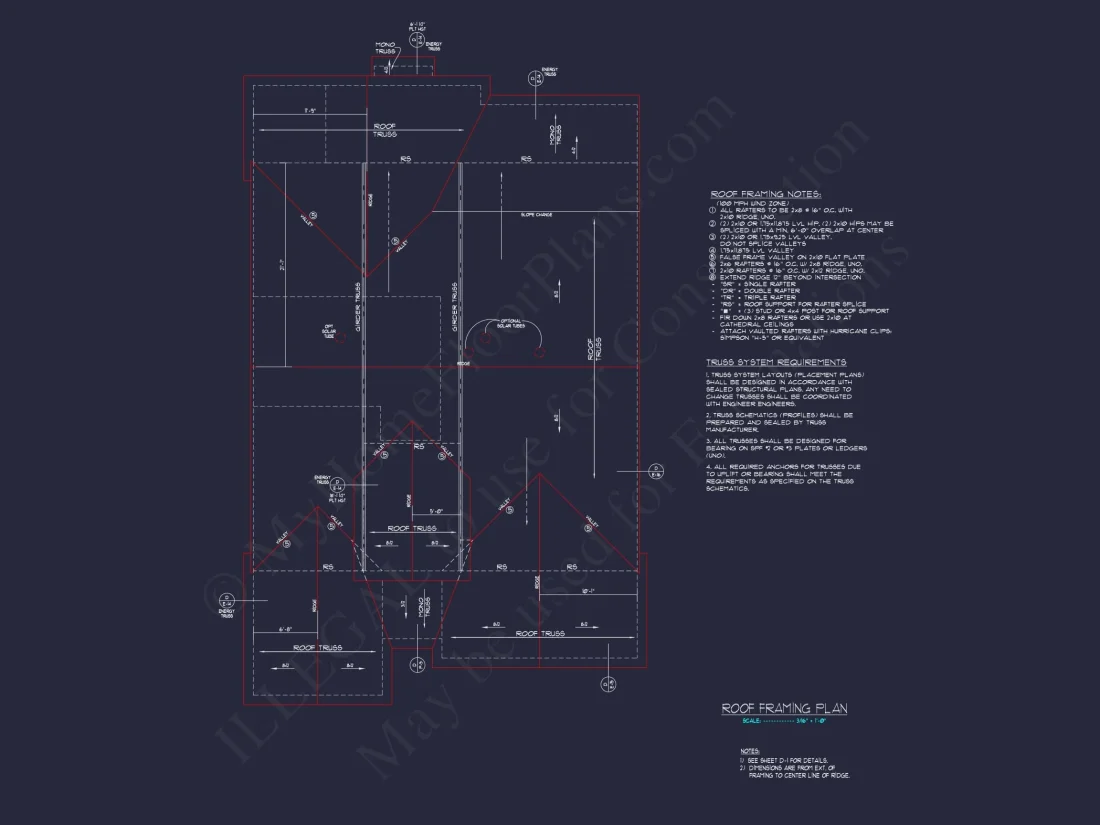 Stunning Craftsman Floor Plan With 2-Car Garage and CAD Design