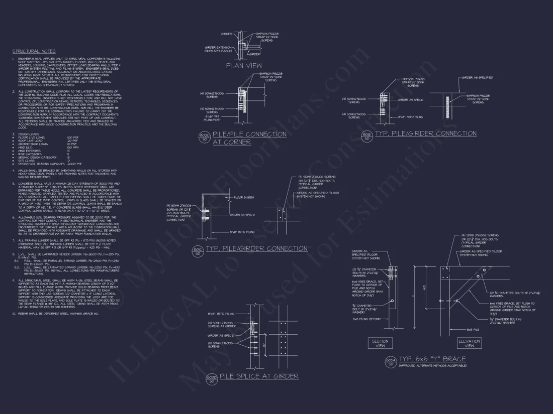 Elegant Pavilion Home Plan: Architectural Blueprint CAD Designs