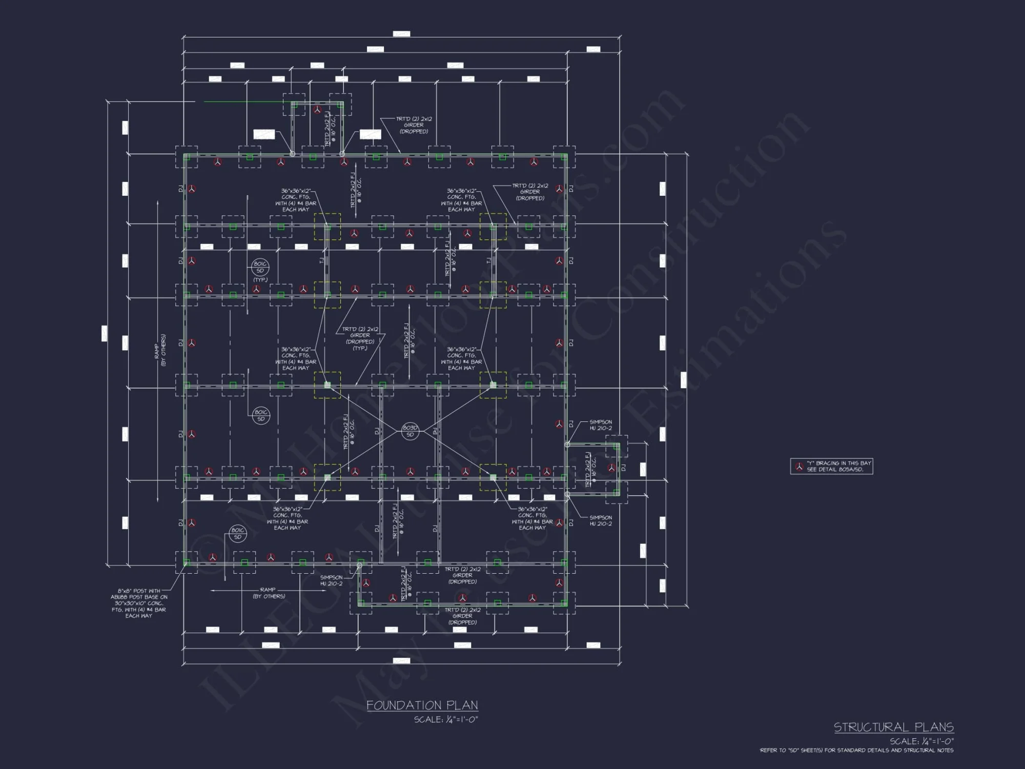 Elegant Pavilion Home Plan: Architectural Blueprint CAD Designs
