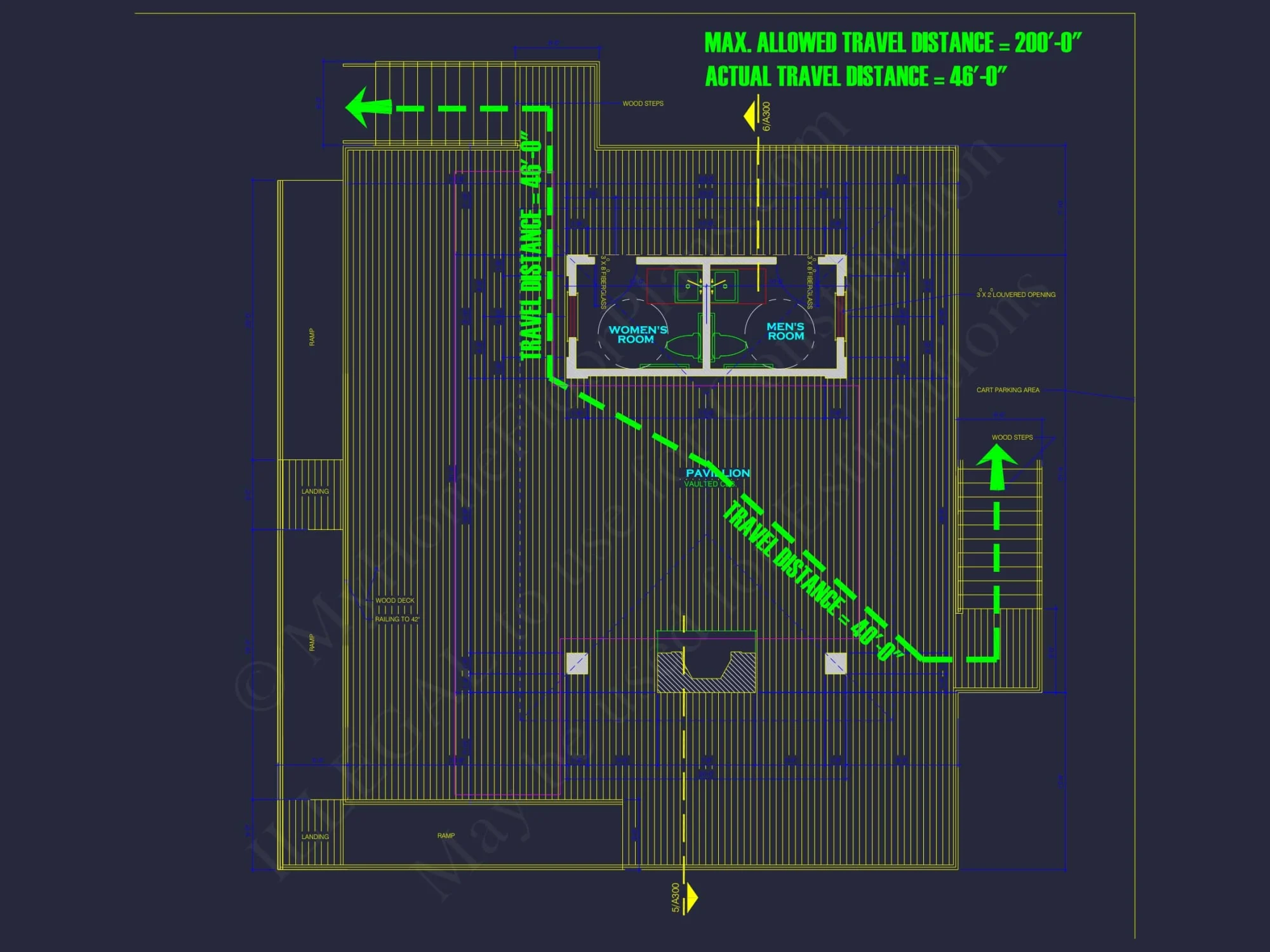 Elegant Pavilion Home Plan: Architectural Blueprint CAD Designs