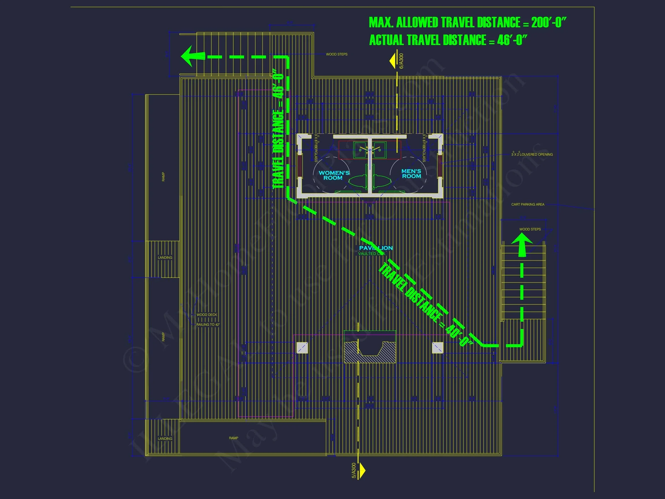 20-1719 PAVILION PLAN- Pool House Plan - 1-Bed, 1-Bath, 500 SF 14 Elegant Pavilion Home Plan: Architectural Blueprint CAD Designs