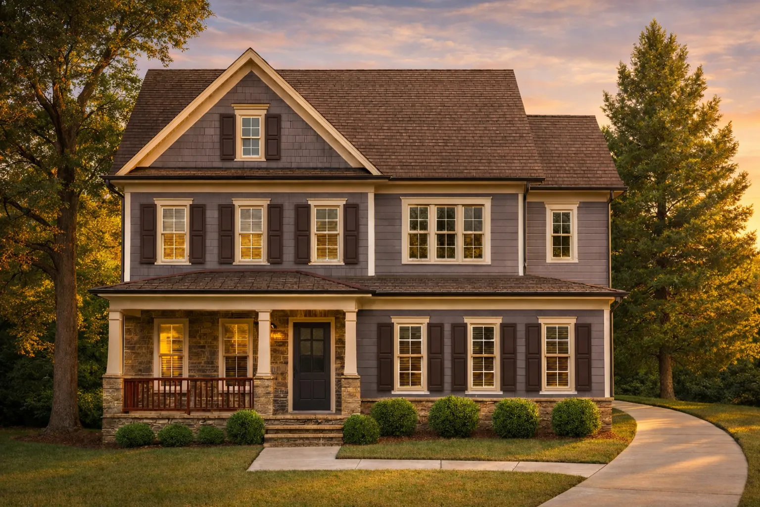 Stunning 2.5-Story House Plan with Colonial Farmhouse Design