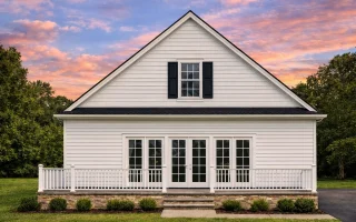 Plan  8-2011 - Des Moines Craftsman  | American Cottage - 2-Bed, 1-Bath, 1,020 SF