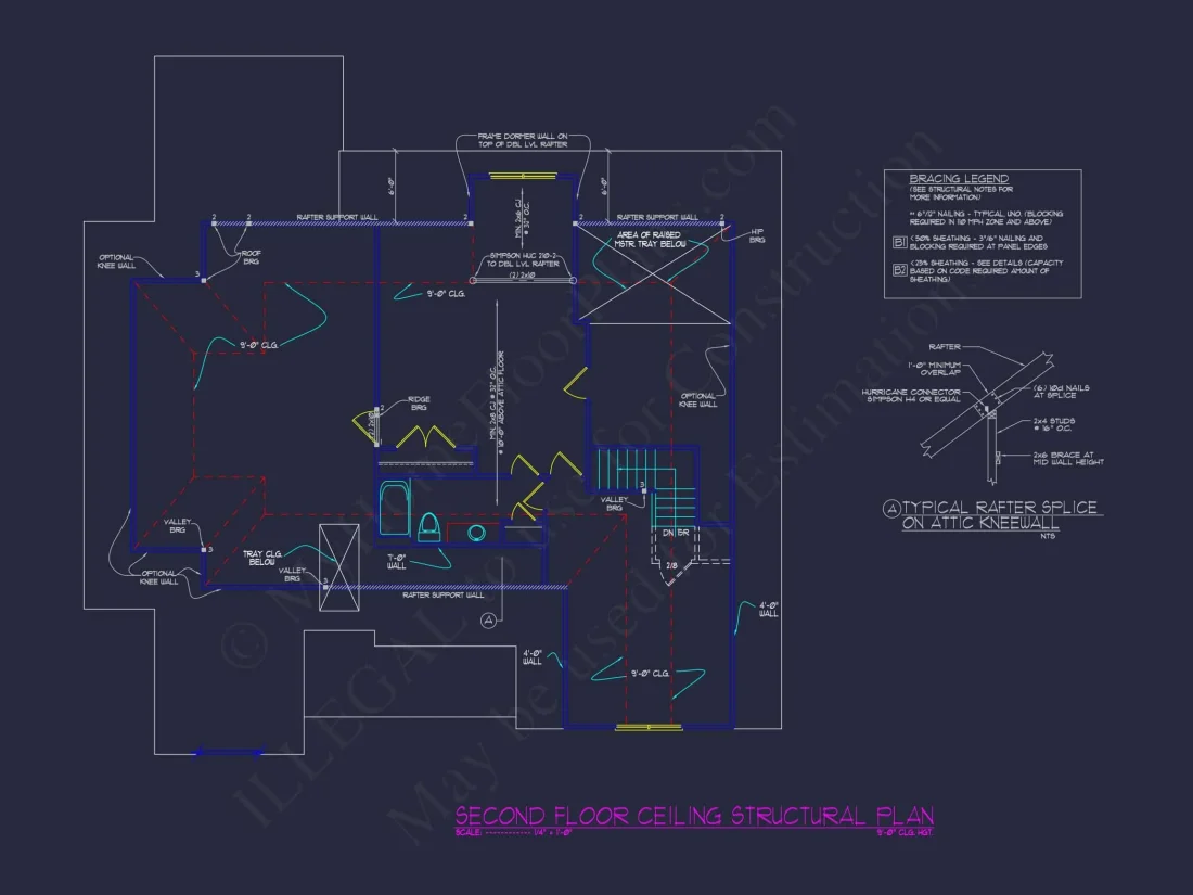 1.5-Story House Plan with Open Layout and CAD Blueprints