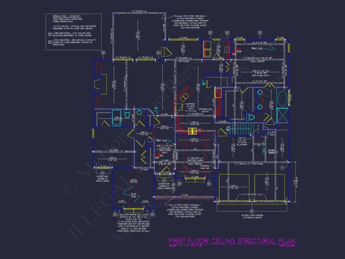 1.5-Story House Plan with Open Layout and CAD Blueprints