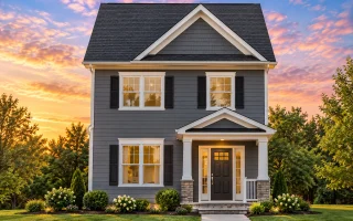 Plan  8-1138 - Alabama Shores |  Traditional Colonial - 2-Bed, 2.5-Bath, 1,028 SF