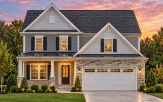 Plan  14-1185 - Missoula Craftsman |  Traditional Colonial - 3-Bed, 2.5-Bath, 2,354 SF