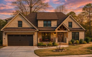 Plan  19-1584 - Arizona Canyon | New  American Craftsman - 4-Bed, 4-Bath, 3,450 SF
