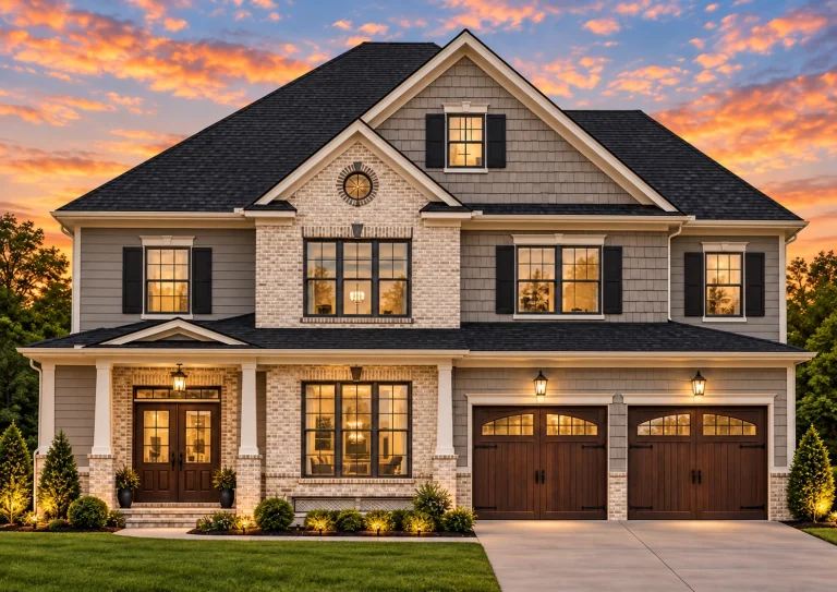 Colonial Revival Home Plan 4 Bed 2922 Sq Ft 2 Stories