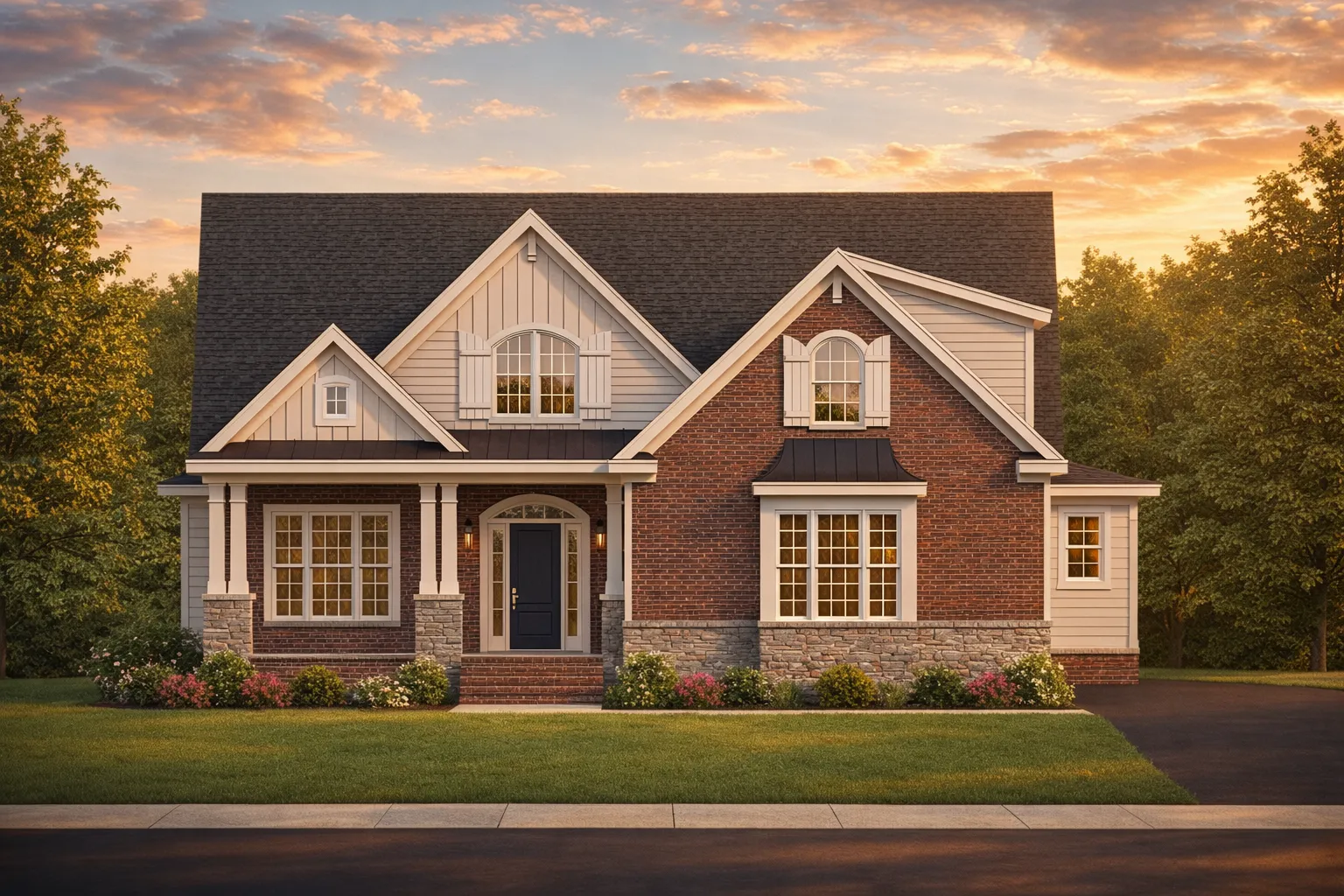 Prairie House Plans 15 Traditional house Design with Blueprints and CAD Floor Plans