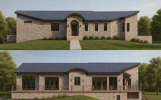 Plan  9-1138 - Seattle Modern |  Traditional Ranch - 3-Bed, 2.5-Bath, 1,926 SF