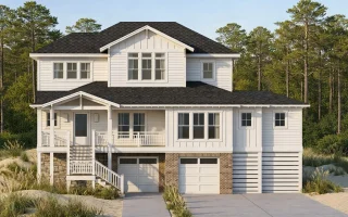 Plan  14-2104 - San Antonio Mission  | Coastal - 3-Bed, 2,374 SF