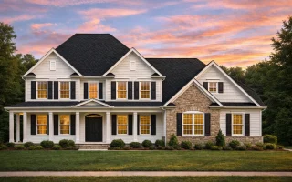 Plan  12-2171 - Oak Glen Manor |  Traditional Colonial - 4-Bed, 5-Bath, 4,113 SF