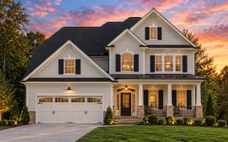 Plan  19-1955 - The Hughes Station |  New American - 4-Bed, 3.5-Bath, 2,056 SF