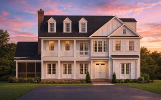 Plan  17-1477 - Taos Retreat |  Colonial - 5-Bed, 5-Bath, 4,255 SF