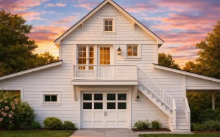 Plan  10-1545 - Ruskin Place |  Carriage House ADU - 1-Bed, 2.5-Bath, 799 SF