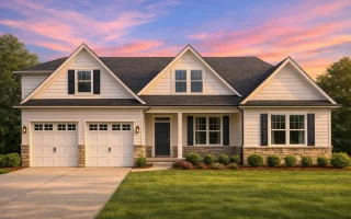 Plan  20-2171 - The Lee Manor | New  American - 4-Bed, 3-Bath, 3,278 SF