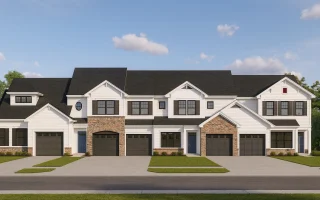 Plan  8-1930-4 - Jackson Lodge |  Modern Farmhouse Townhome - 2-Bed, 1.5-Bath, 1,965 SF
