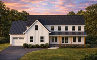 Plan  13-1584 - Spruce Creek Estate  | Modern Farmhouse - 4-Bed, 5-Bath, 4,707 SF