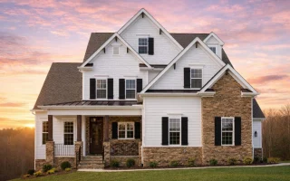 Plan  15-1486 - Rose Brook Manor |  New American - 6-Bed, 5-Bath, 5,334 SF