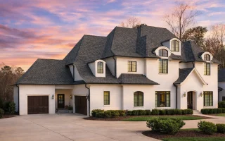 Plan  15-1818 - The Jackson Estate |  French Country - 4-Bed, 4.5-Bath, 5,669 SF