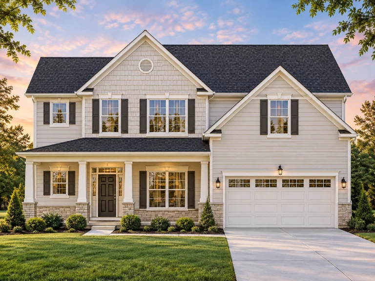 Traditional Colonial Revival House Plan 4 Bed 3017 Sq Ft 2 Story With Cad Blueprints