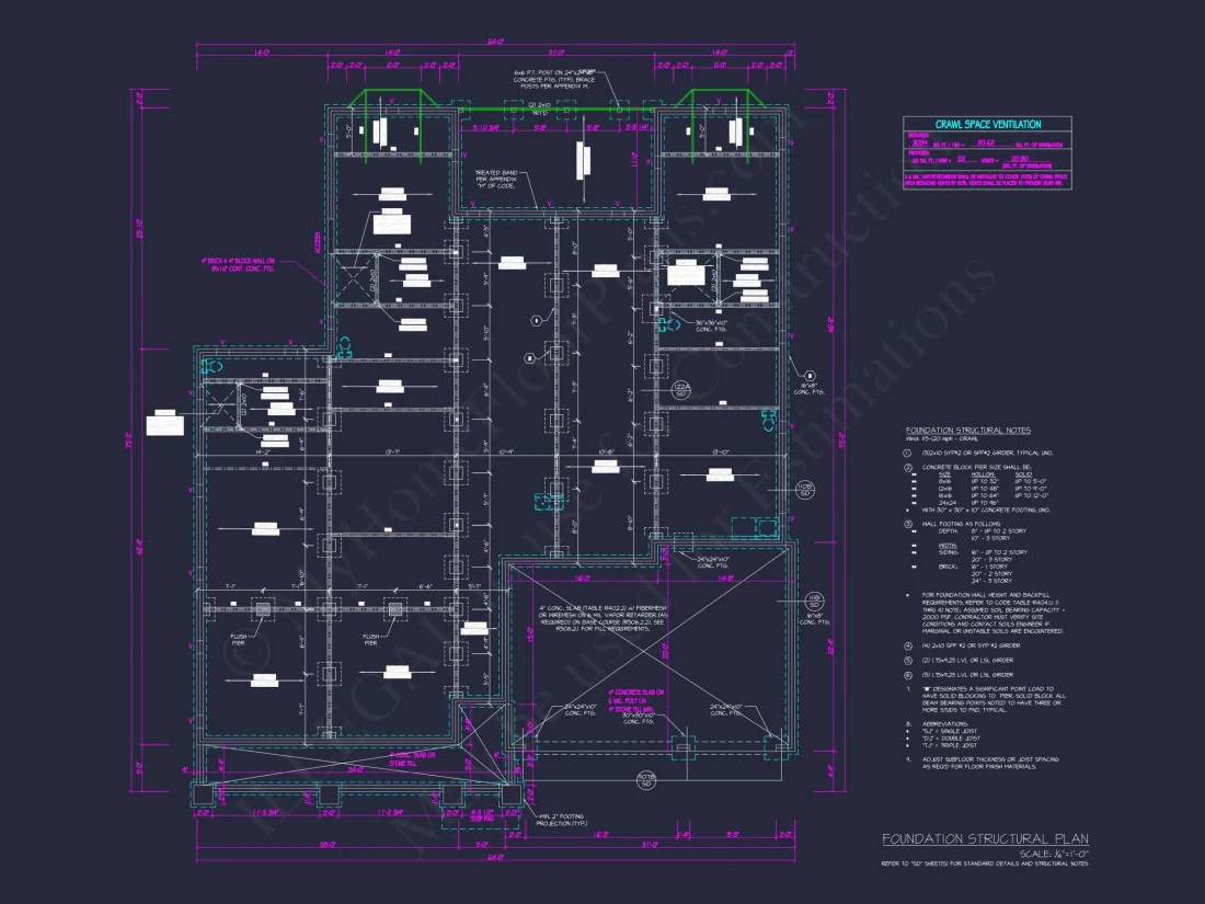 Spacious 3-Bedroom Home Floor Plan with CAD Designs