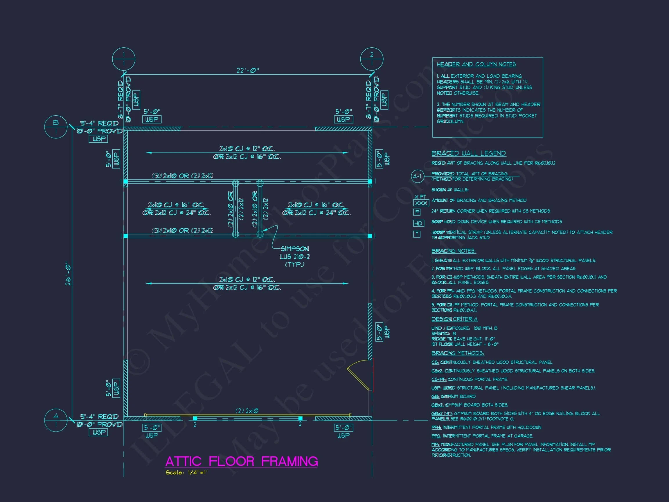 12-2074B GARAGE PLAN- Garage Floor Plan with CAD Designs and Architectural Blueprints 6 Functional Garage Floor Plan with 2 Bays and CAD Blueprint Designs