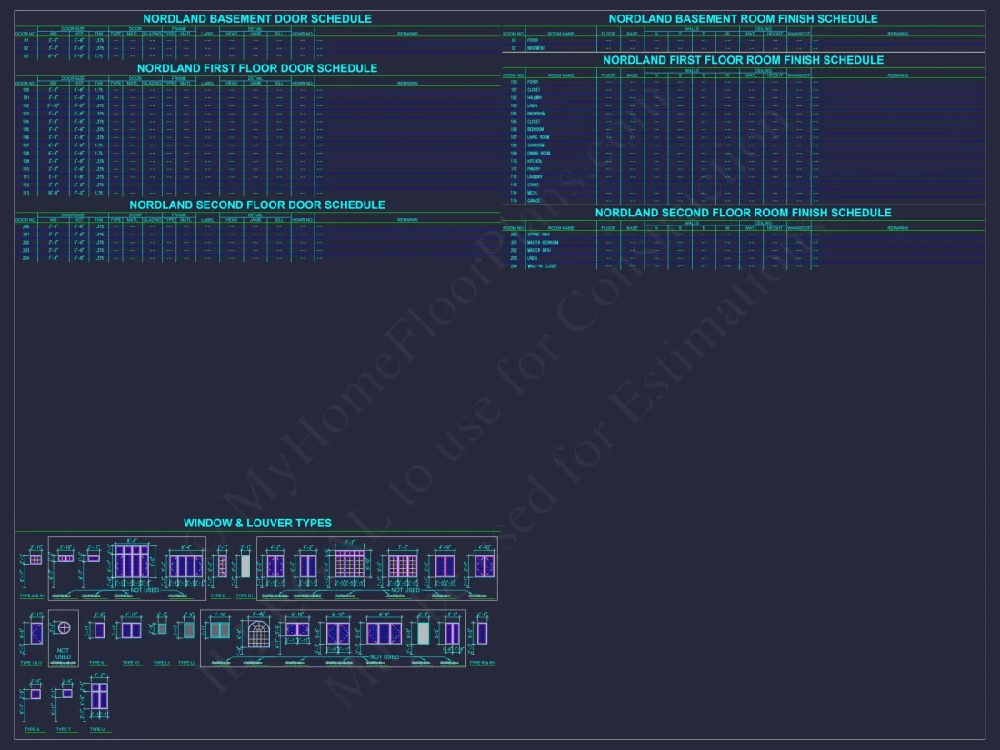 Elegant Duplex House Plan with Colonial Revival Architecture