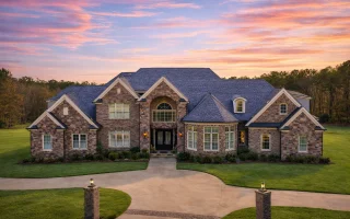 Plan  14-1934 - Pine Brook Manor |  New American - 6-Bed, 3.5-Bath, 9,080 SF