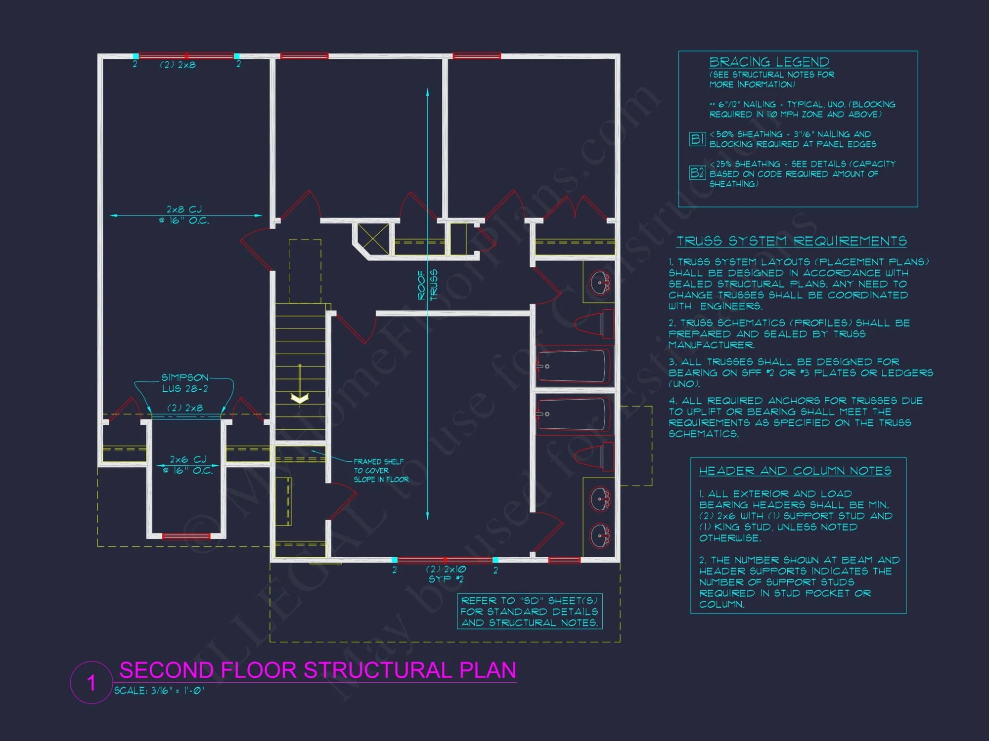 Stylish 2-Story House Plan with 4 Bedrooms and Bonus Room