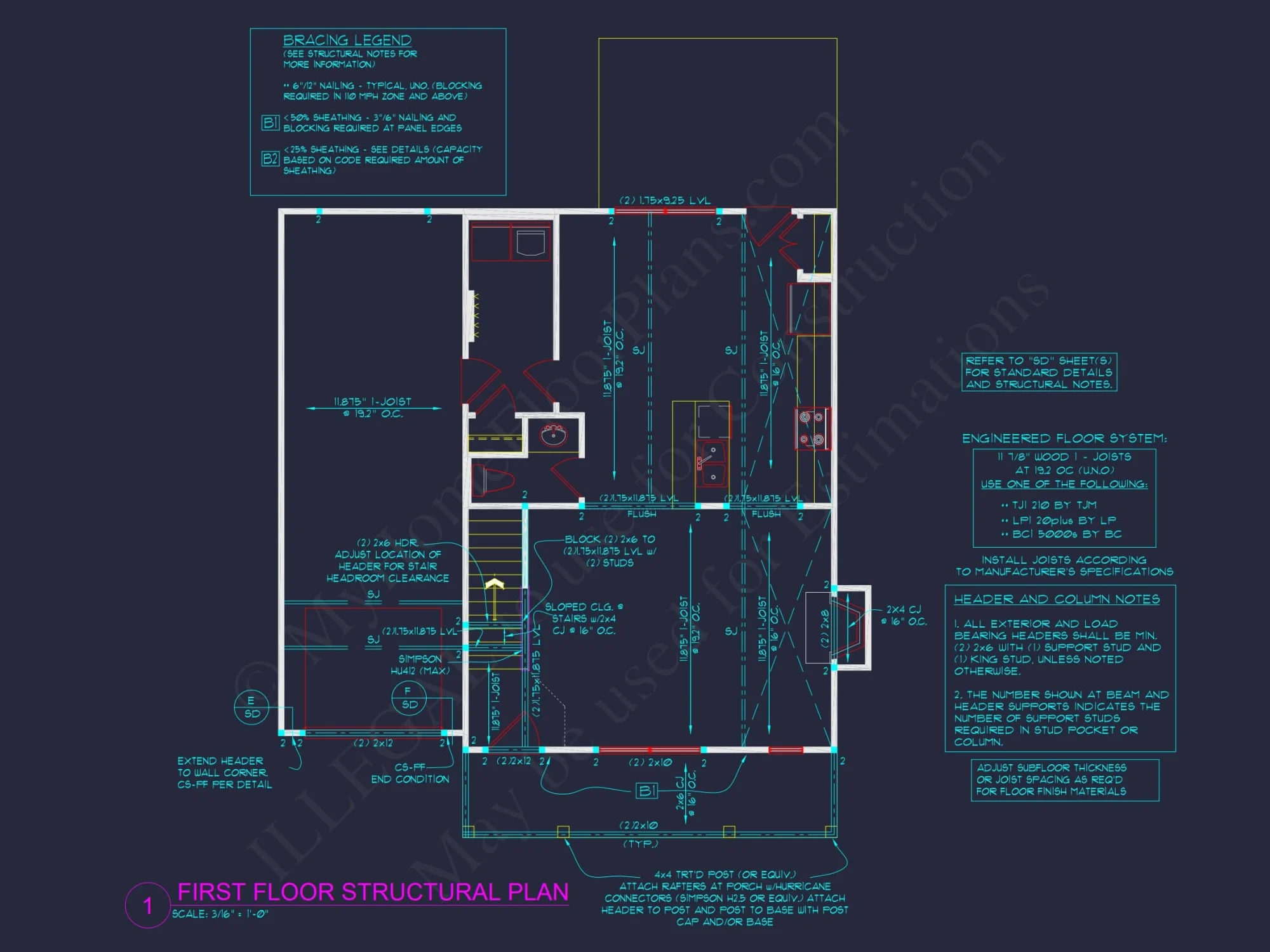 Stylish 2-Story House Plan with 4 Bedrooms and Bonus Room