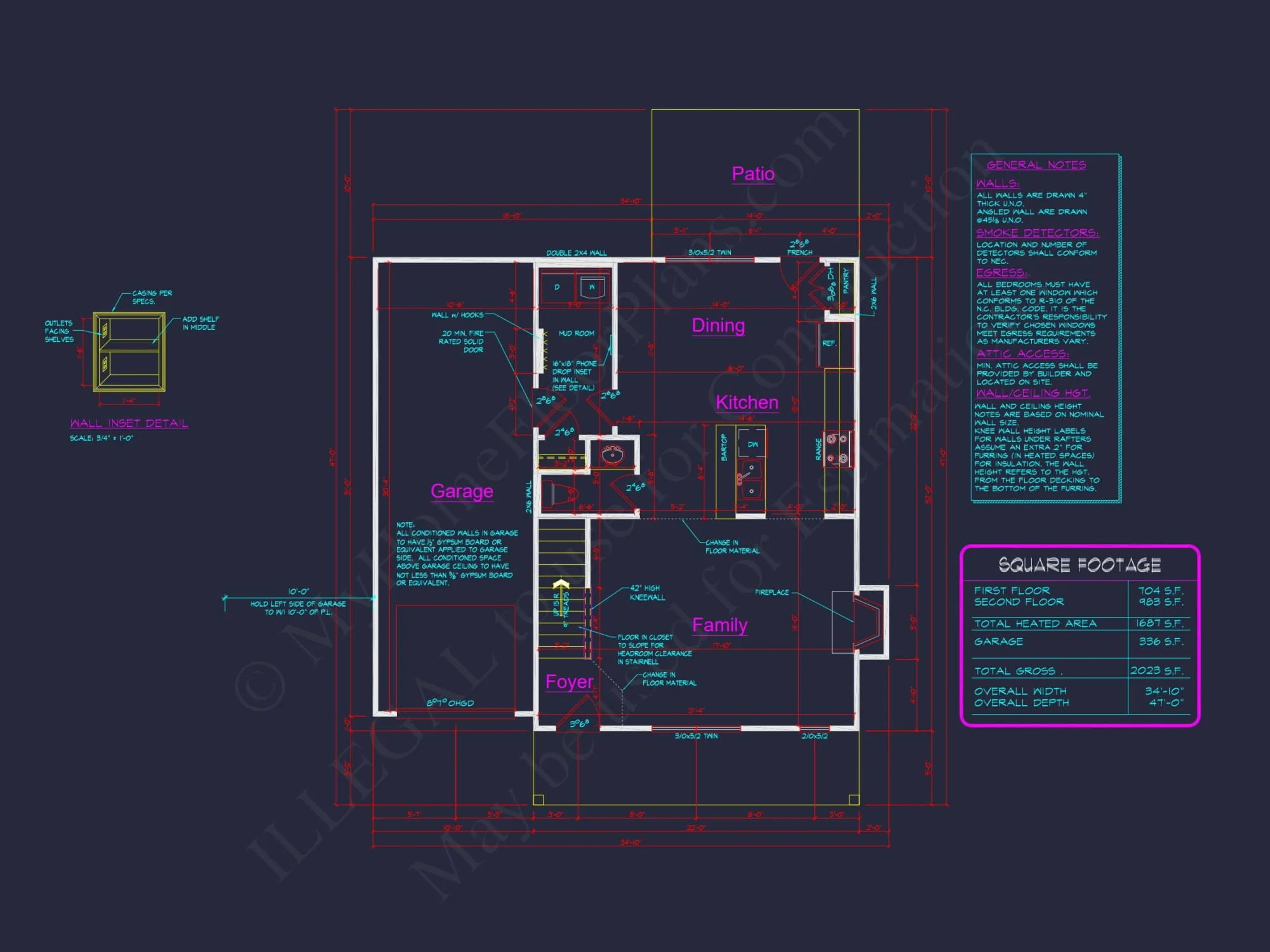 Stylish 2-Story House Plan with 4 Bedrooms and Bonus Room