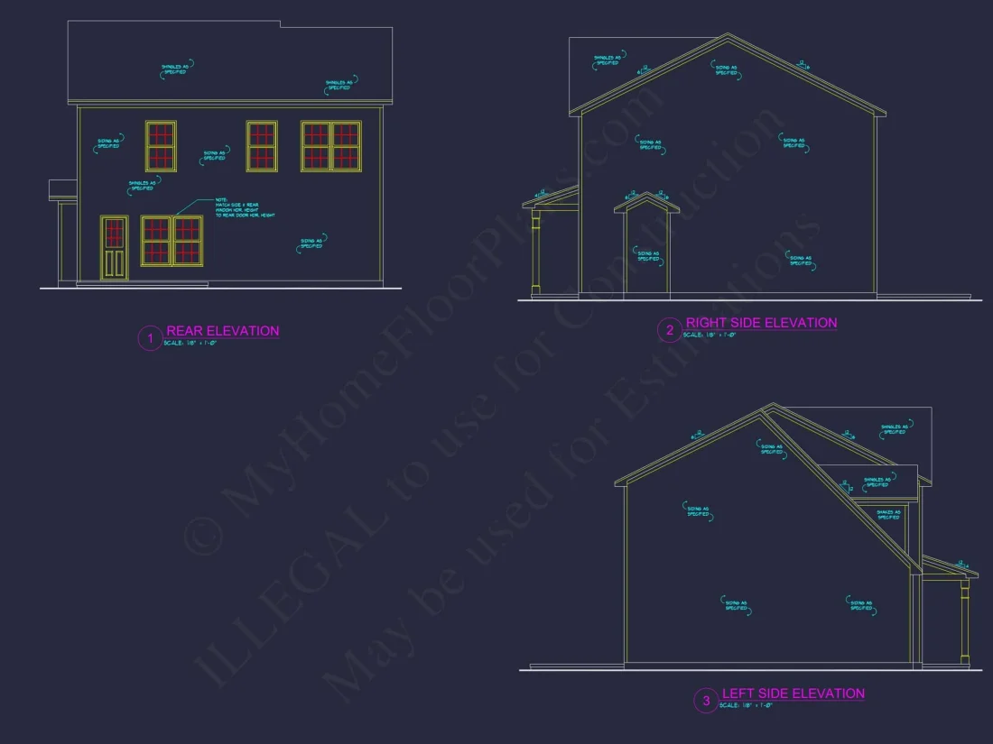 Stylish 2-Story House Plan with 4 Bedrooms and Bonus Room