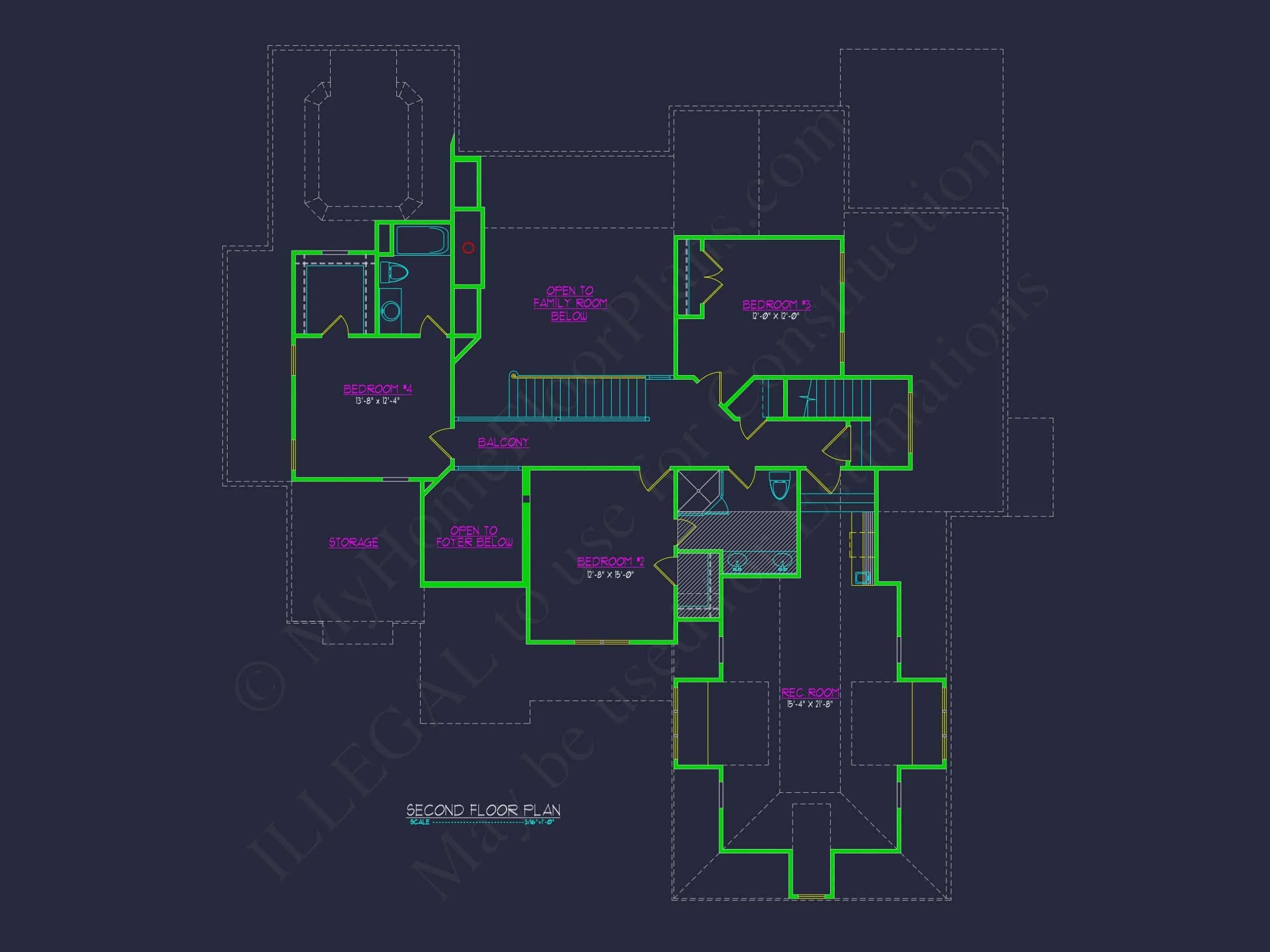 9-1829B HOUSE PLAN - Elegant House Plan with CAD Designs, Spacious Layout & Features 13 Elegant 2-Story House Plan with Vaulted Ceilings and Outdoor Living