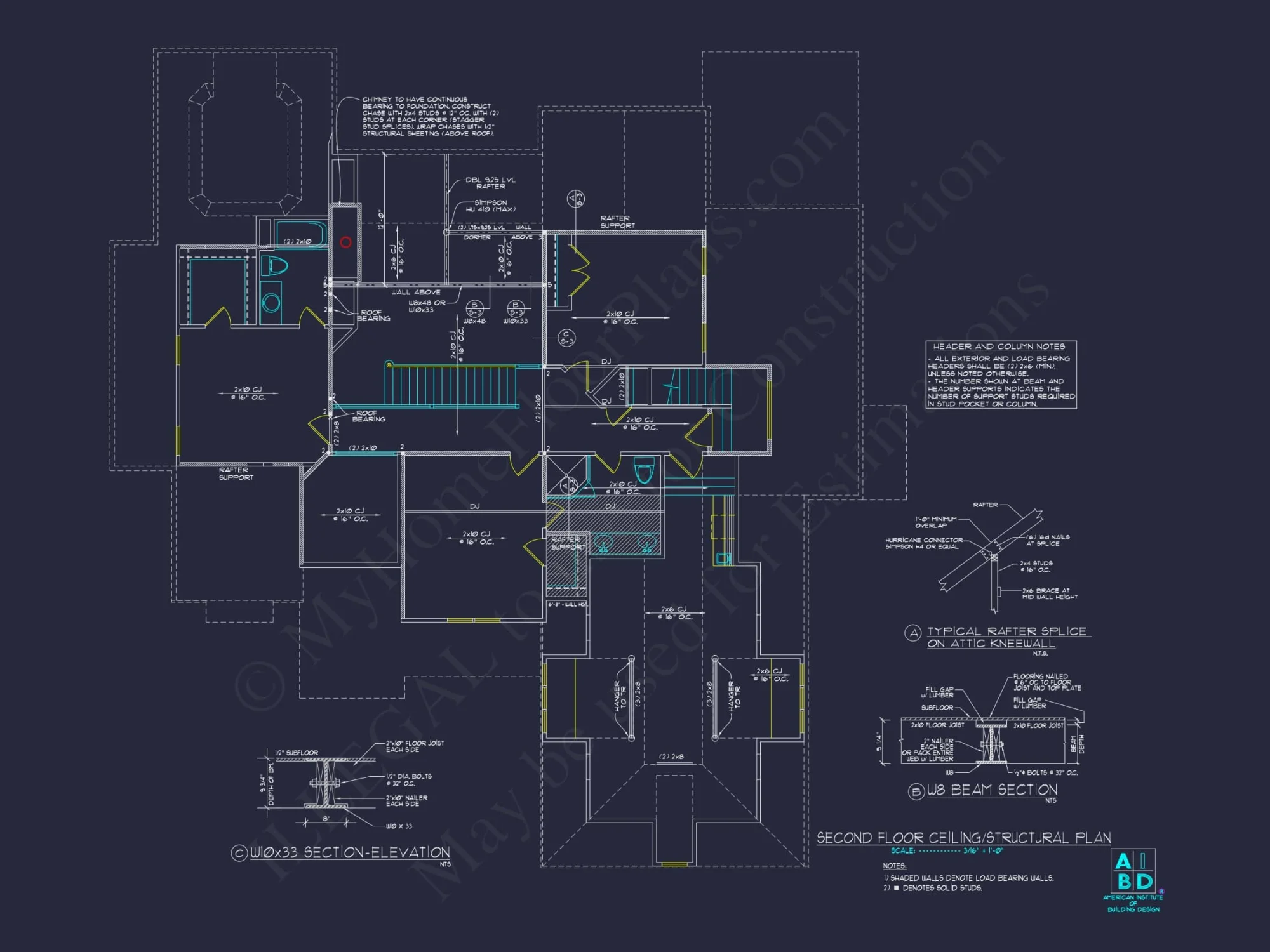 Elegant 2-Story House Plan with Vaulted Ceilings and Outdoor Living