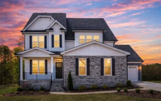 Plan  17-1527 - Hill Place |  Traditional Colonial - 3-Bed, 2.5-Bath, 2,794 SF
