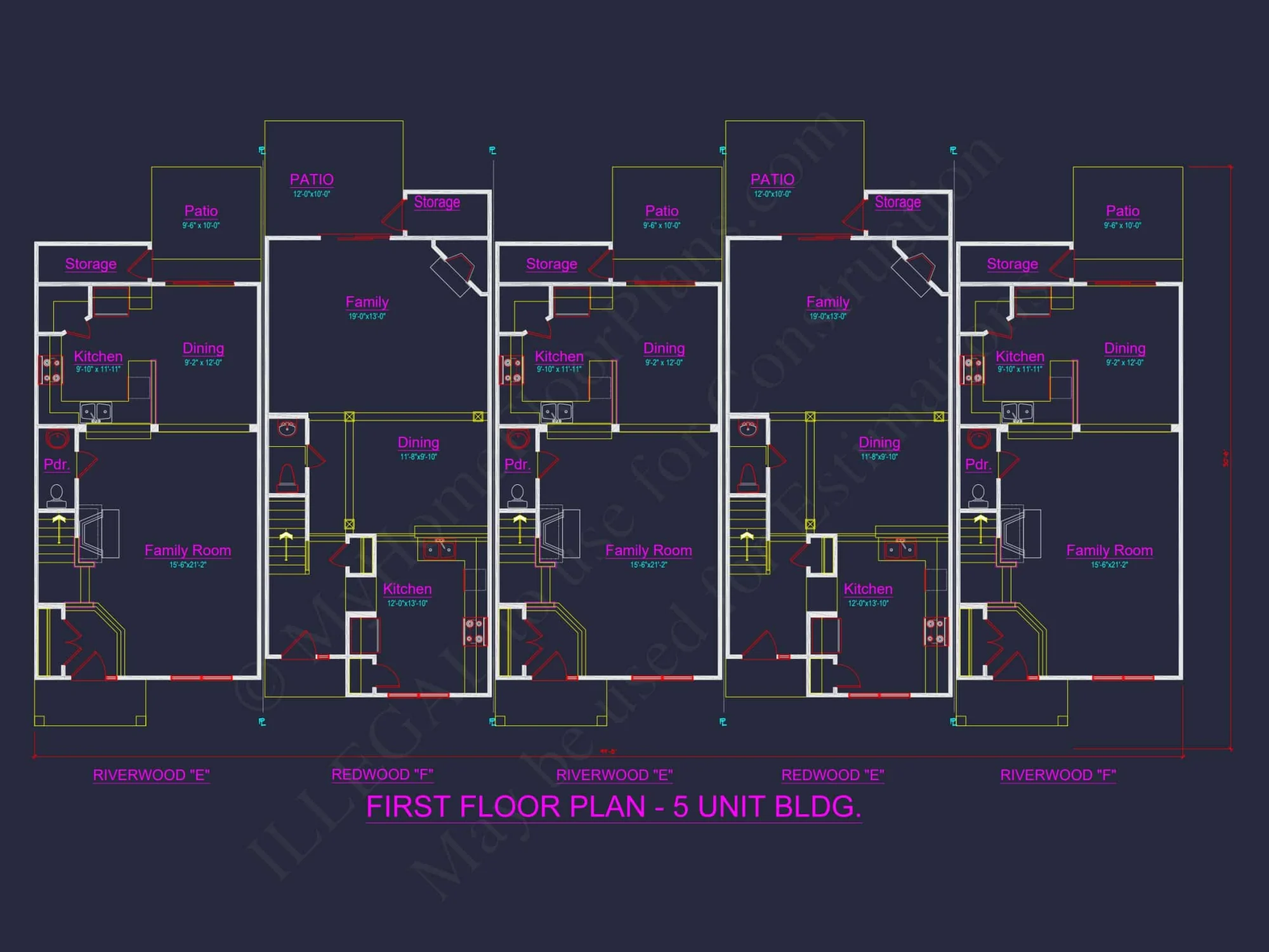 Stylish 2-Story Townhome Plan with Craftsman Design