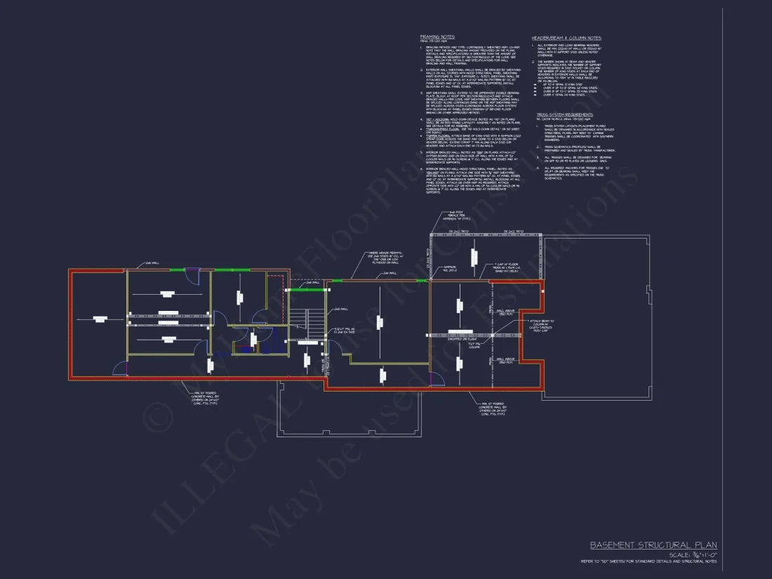 Modern 2-Story House Plan with Open Layout & CAD Blueprints