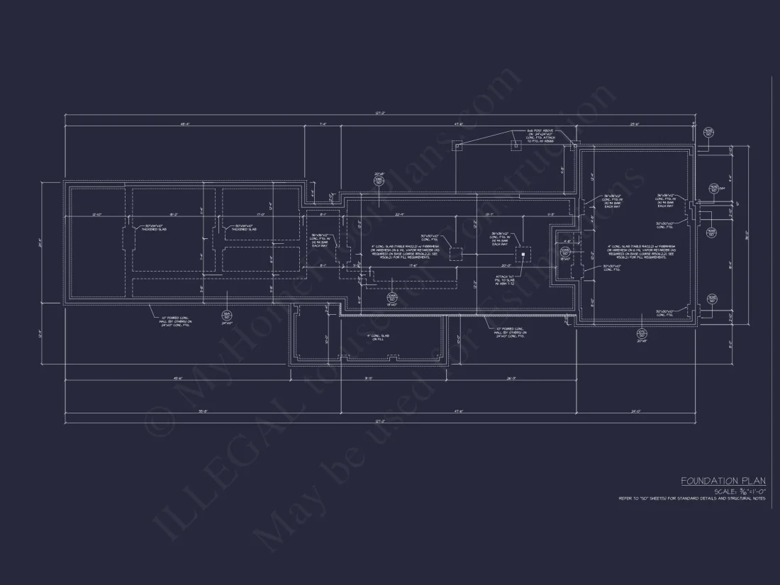 Modern 2-Story House Plan with Open Layout & CAD Blueprints