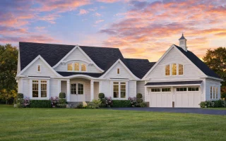 Plan  18-1198 - Powell Crossing |  Shingle Style - 3-Bed, 4.5-Bath, 2,242 SF