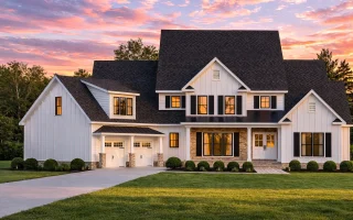 Plan  8-1122 - Phillips Walk |  Modern Farmhouse - 3-Bed, 3.5-Bath, 3,341 SF
