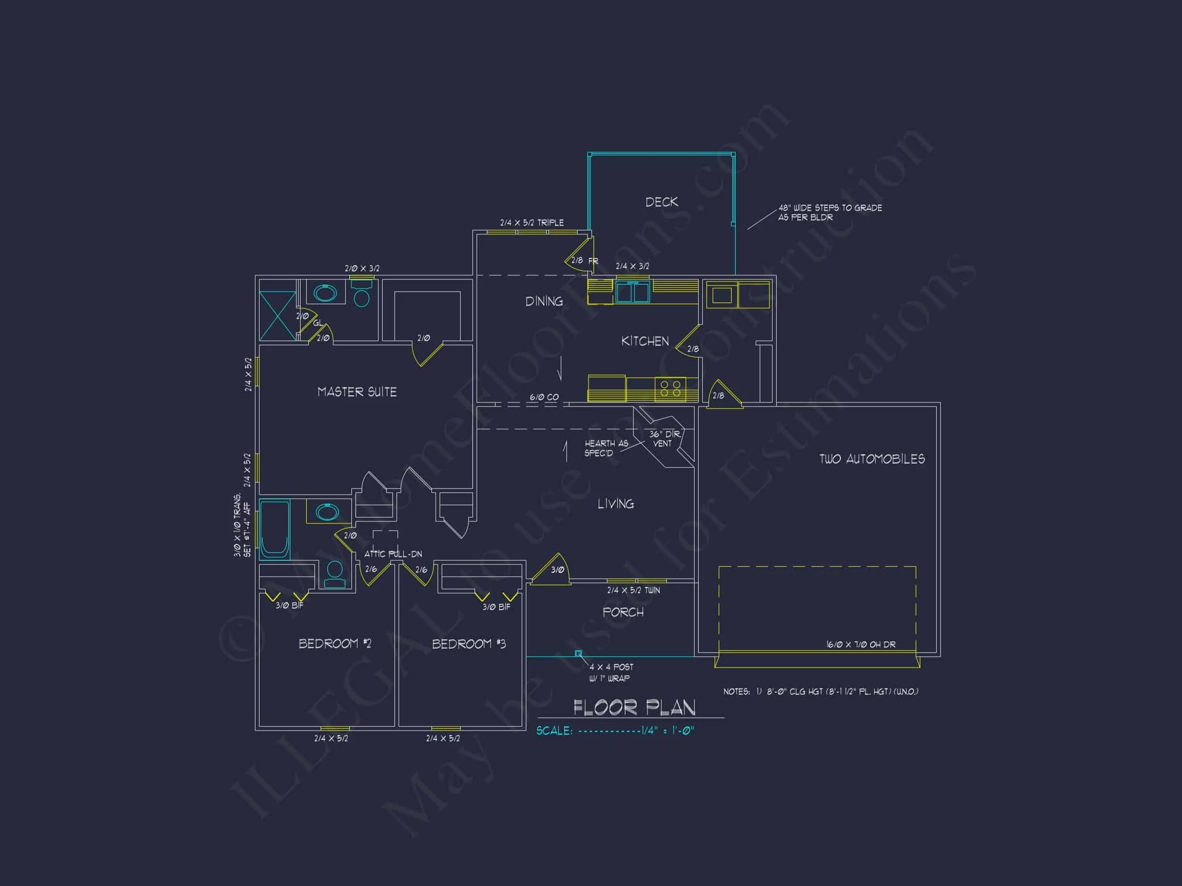 16-1730 HOUSE PLAN - Modern Farmhouse Home Plan - 3-Bed, 2-Bath, 1,600 SF 7 Craftsman Ranch House Plan with Open Floor Layout & CAD Designs